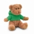 Knuffel Teddybeer met sweatshirt groen
