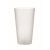 Frosted PP cup (500 ml) transparant wit