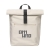 Lennon Roll-Top Recycled PU Backpack rugzak beige